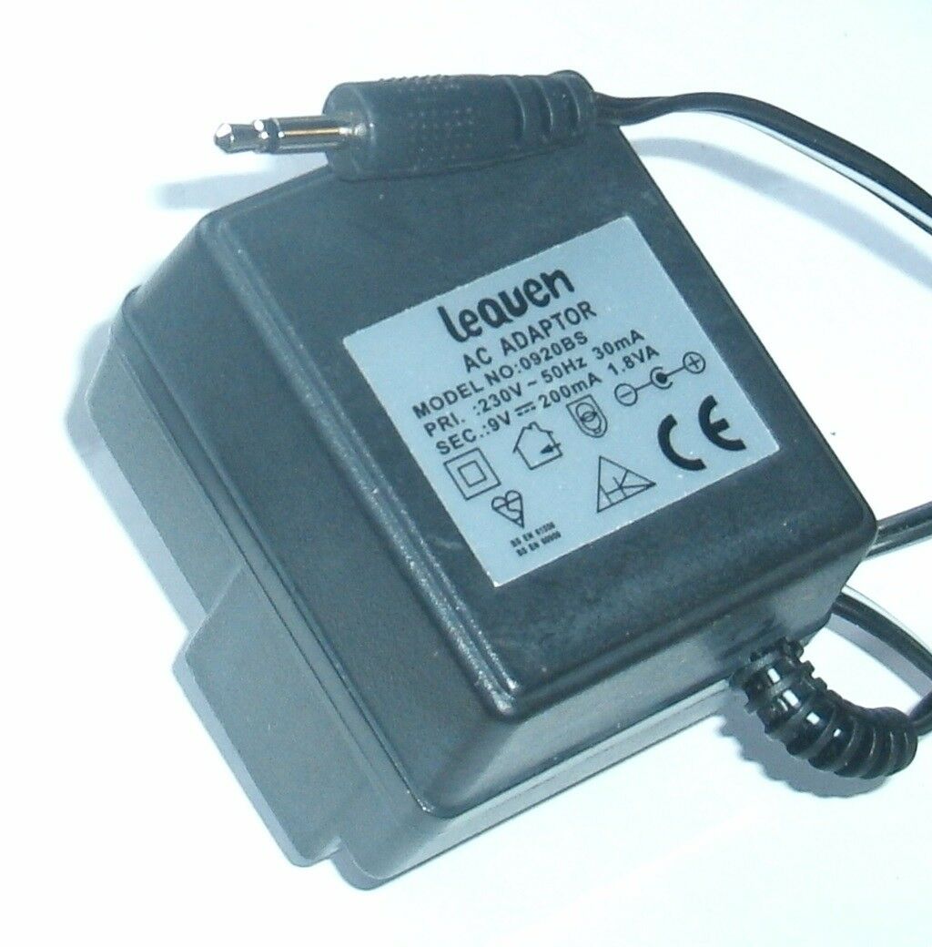 *100% Brand NEW*9V 200mA AC ADAPTER 0920BS LEAVEN POWER SUPPLY